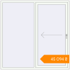 Pricing Sliding patio doors 1800x1800 mm Patio Door (Euro 60) RAL 9016 Traffic white two-sided. Price: ₴45,093.86