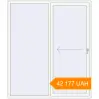Pricing Sliding patio doors 1800x2100 mm Patio Door (Euro 60) RAL 9016 Traffic white two-sided. Price: 42 176.69 UAH
