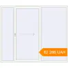 Pricing Sliding patio doors 2600x2200 mm Patio door (Synego) RAL 9016 Traffic white two-sided. Price: ₴62,285.77