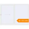 Pricing Sliding patio doors 3000x2200 mm Patio door (Brillant 70) RAL 9016 Traffic white two-sided. Price: ₴60,104.89