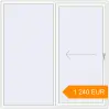 Pricing Sliding patio doors 2000x2000 mm Patio Door (Euro 60) RAL 9016 Traffic white two-sided. Price: 1 239.73 EUR