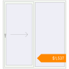 Pricing Sliding patio doors 2000x2150 mm Patio Door (Euro 60) RAL 9016 Traffic white two-sided. Price: $1,536.66