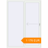 Pricing Sliding patio doors 1680x2320 mm KORSA SYNEGO SLIDE RAL 9016 Traffic white two-sided. Price: 1 175.73 EUR