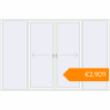 Pricing Sliding patio doors 3300x2200 mm Patio door (Synego) RAL 9016 Traffic white two-sided. Price: €2,909.07
