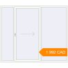 Pricing Sliding patio doors 2600x2200 mm Patio door (Synego) RAL 9016 Traffic white two-sided. Price: 1 991.97 CAD