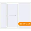 Pricing Sliding patio doors 2600x2200 mm Patio door (Synego) RAL 9016 Traffic white two-sided. Price: 55 820.08 UAH