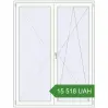 Pricing Balcony doors 1600x2100 mm KORSA ENERGY-SAVING (SYNEGO MD) BALKON DOOR. Price: 15 517.78 UAH
