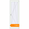 Pricing Balcony doors 700x2100 mm KORSA STANDARD (Euro 70) BALKON DOOR RAL 9016 Traffic white two-sided. Price: ₴7,345.10