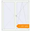 Pricing Balcony doors 1800x1990 mm KORSA BASE (Euro-Design 60) BALKON DOOR RAL 9016 Traffic white two-sided. Price: ₴11,057.35