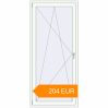 Pricing Balcony doors 940x2105 mm KORSA STANDARD (Euro 70) BALKON DOOR RAL 9016 Traffic white two-sided. Price: 204.05 EUR