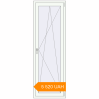 Pricing Balcony doors 700x2100 mm KORSA STANDARD (Euro 70) BALKON DOOR RAL 9016 Traffic white two-sided. Price: 5 519.63 UAH