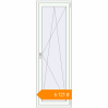 Pricing Balcony doors 700x2100 mm KORSA STANDARD (Euro 70) BALKON DOOR RAL 9016 Traffic white two-sided. Price: ₴6,120.92