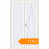 Pricing Balcony doors 1200x2050 mm KORSA STANDARD (Euro 70) BALKON DOOR RAL 9016 Traffic white two-sided. Price: ₴13,544.45