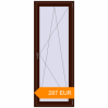 Pricing Balcony doors 800x2100 mm KORSA ENERGY-SAVING (SYNEGO MD) BALKON DOOR BLACK_CHERRY two-sided. Price: 287.23 EUR