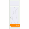 Pricing Balcony doors 900x2500 mm KORSA ENERGY-SAVING (SYNEGO MD) BALKON DOOR RAL 9016 Traffic white two-sided. Price: $341.59