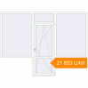 Pricing Balcony doors 3250x2400 mm KORSA ENERGY-SAVING (SYNEGO MD) BALKON DOOR RAL 9016 Traffic white two-sided. Price: 21 853.25 UAH
