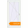 Pricing Balcony doors 900x1900 mm KORSA BASE (Euro-Design 60) BALKON DOOR RAL 9016 Traffic white two-sided. Price: 128.6 EUR