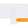 Pricing Balcony doors 3250x2400 mm KORSA STANDARD (Euro 70) BALKON DOOR RAL 9016 Traffic white two-sided. Price: ₴22,419.72