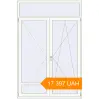 Pricing Balcony doors 1600x2400 mm KORSA STANDARD (Euro 70) BALKON DOOR RAL 9016 Traffic white two-sided. Price: 17 396.86 UAH