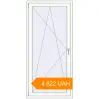 Pricing Balcony doors 900x1900 mm KORSA BASE (Euro-Design 60) BALKON DOOR RAL 9016 Traffic white two-sided. Price: 4 821.86 UAH