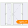 Pricing Entrance doors 2400x2100 mm DOOR KORSA OPTIMUM REHAU BRILLANT RAL 9016 Traffic white two-sided. Price: 1 206.74 EUR