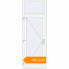 Pricing Entrance doors 900x2600 mm DOOR KORSA BASE REHAU EURO 60 RAL 9016 Traffic white two-sided. Price: 393.87 EUR