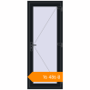 Pricing Entrance doors 800x2000 mm DOOR KORSA BASE REHAU EURO 60 BLACK_COOL_110L-2 two-sided. Price: ₴16,486.48