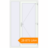 Pricing Entrance doors 1400x2350 mm DOOR KORSA ENERGY-SAVING REHAU SYNEGO RAL 9016 Traffic white two-sided. Price: 28 874.8 UAH
