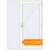 Pricing Entrance doors 1500x2100 mm DOOR KORSA ENERGY-SAVING REHAU SYNEGO RAL 9016 Traffic white two-sided. Price: ₴28,741.22