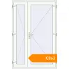 Pricing Entrance doors 1400x2100 mm DOOR KORSA OPTIMUM REHAU BRILLANT RAL 9016 Traffic white two-sided. Price: €863.09