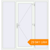 Pricing Entrance doors 2000x2100 mm DOOR KORSA ENERGY-SAVING REHAU SYNEGO RAL 9016 Traffic white two-sided. Price: 29 940.52 UAH