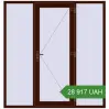 Pricing Entrance doors 2000x2100 mm DOOR KORSA OPTIMUM REHAU BRILLANT. Price: 28 917.13 UAH