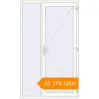 Pricing Entrance doors 1400x2350 mm DOOR KORSA ENERGY-SAVING REHAU SYNEGO RAL 9016 Traffic white two-sided. Price: ₴33,175.98