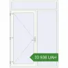 Pricing Entrance doors 1800x2480 mm DOOR KORSA ENERGY-SAVING REHAU SYNEGO. Price: 33 937.93 UAH