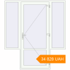 Pricing Entrance doors 2000x2260 mm DOOR KORSA ENERGY-SAVING REHAU SYNEGO RAL 9016 Traffic white two-sided. Price: 34 828.39 UAH