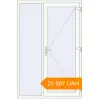 Pricing Entrance doors 1400x2100 mm DOOR KORSA OPTIMUM REHAU BRILLANT RAL 9016 Traffic white two-sided. Price: 25 897.14 UAH