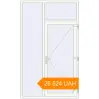 Pricing Entrance doors 1500x2500 mm DOOR KORSA BASE REHAU EURO 60 RAL 9016 Traffic white two-sided. Price: 26 523.6 UAH