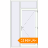 Pricing Entrance doors 1400x2400 mm DOOR KORSA OPTIMUM REHAU BRILLANT BLACK_STRUCTURAL external. Price: 29 938.57 UAH