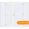 Pricing Entrance doors 2400x2100 mm DOOR KORSA OPTIMUM REHAU BRILLANT RAL 9016 Traffic white two-sided. Price: ₴50,383.14