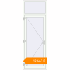 Pricing Entrance doors 900x2600 mm DOOR KORSA BASE REHAU EURO 60 RAL 9016 Traffic white two-sided. Price: ₴19,662.55