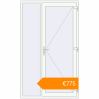 Pricing Entrance doors 1400x2350 mm DOOR KORSA ENERGY-SAVING REHAU SYNEGO RAL 9016 Traffic white two-sided. Price: €774.75