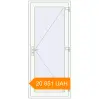 Pricing Entrance doors 900x2100 mm DOOR KORSA ENERGY-SAVING REHAU SYNEGO RAL 9016 Traffic white two-sided. Price: 20 850.66 UAH