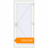 Pricing Entrance doors 900x2100 mm DOOR KORSA ENERGY-SAVING REHAU SYNEGO RAL 9016 Traffic white two-sided. Price: 559.45 EUR