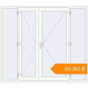 Pricing Entrance doors 2400x2100 mm DOOR KORSA OPTIMUM REHAU BRILLANT RAL 9016 Traffic white two-sided. Price: ₴50,383.14