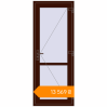 Pricing Internal doors 800x2050 mm INTERIOR door (Z74/60) opens  inside BLACK_CHERRY two-sided. Price: ₴13,568.83