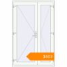 Pricing Internal doors 1300x2050 mm INTERIOR door (Т94/60) opens to the outside RAL 9016 Traffic white two-sided. Price: $503.12