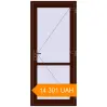 Pricing Internal doors 900x2050 mm INTERIOR door (Z74/60) opens  inside BLACK_CHERRY two-sided. Price: ₴14,301.37