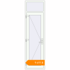 Pricing Internal doors 675x2400 mm INTERIOR door (Т94/60) opens to the outside RAL 9016 Traffic white two-sided. Price: ₴9,691.01