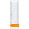 Pricing Internal doors 700x2100 mm INTERIOR door (Z74/60) opens  inside RAL 9016 Traffic white two-sided. Price: €326.81