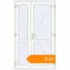 Pricing Internal doors 1300x2180 mm INTERIOR door (Т94/60) opens to the outside RAL 9016 Traffic white two-sided. Price: $737.85